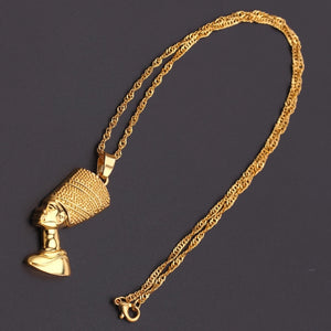 Nefertiti Charm Necklace - SHOPPRETTYPISTOL