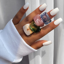 Load image into Gallery viewer, Chunky Resin Rings - Acrylic Rings - SHOPPRETTYPISTOL