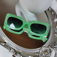 Load image into Gallery viewer, Teal Square Sunglasses