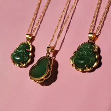 Load image into Gallery viewer, Nephrite Buddha Necklace