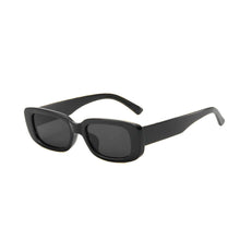 Load image into Gallery viewer, Retro Rectangle Sunglasses - 90&#39;s Sunglasses - Square Sunglasses - Black Rectangle Sunglasses - SHOPPRETTYPISTOL